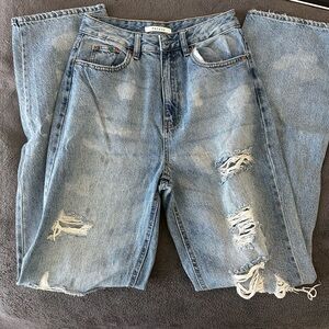 PacSun Light Blue Distressed Boyfriend Jeans